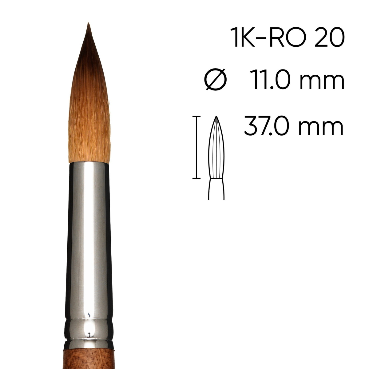 KR Brush Wat. 1K-RO 8