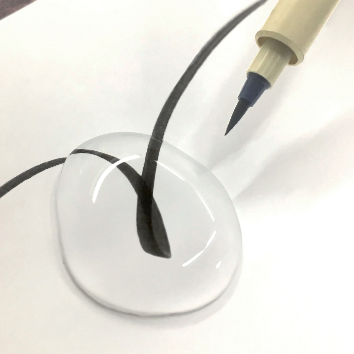 Pigma Brush Ljusgrå