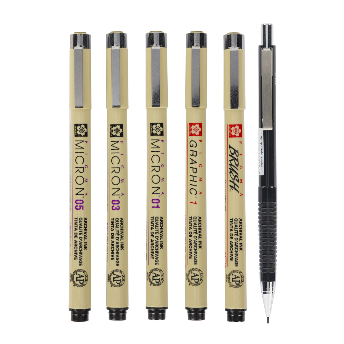 Pigma Micron Manga set 3st