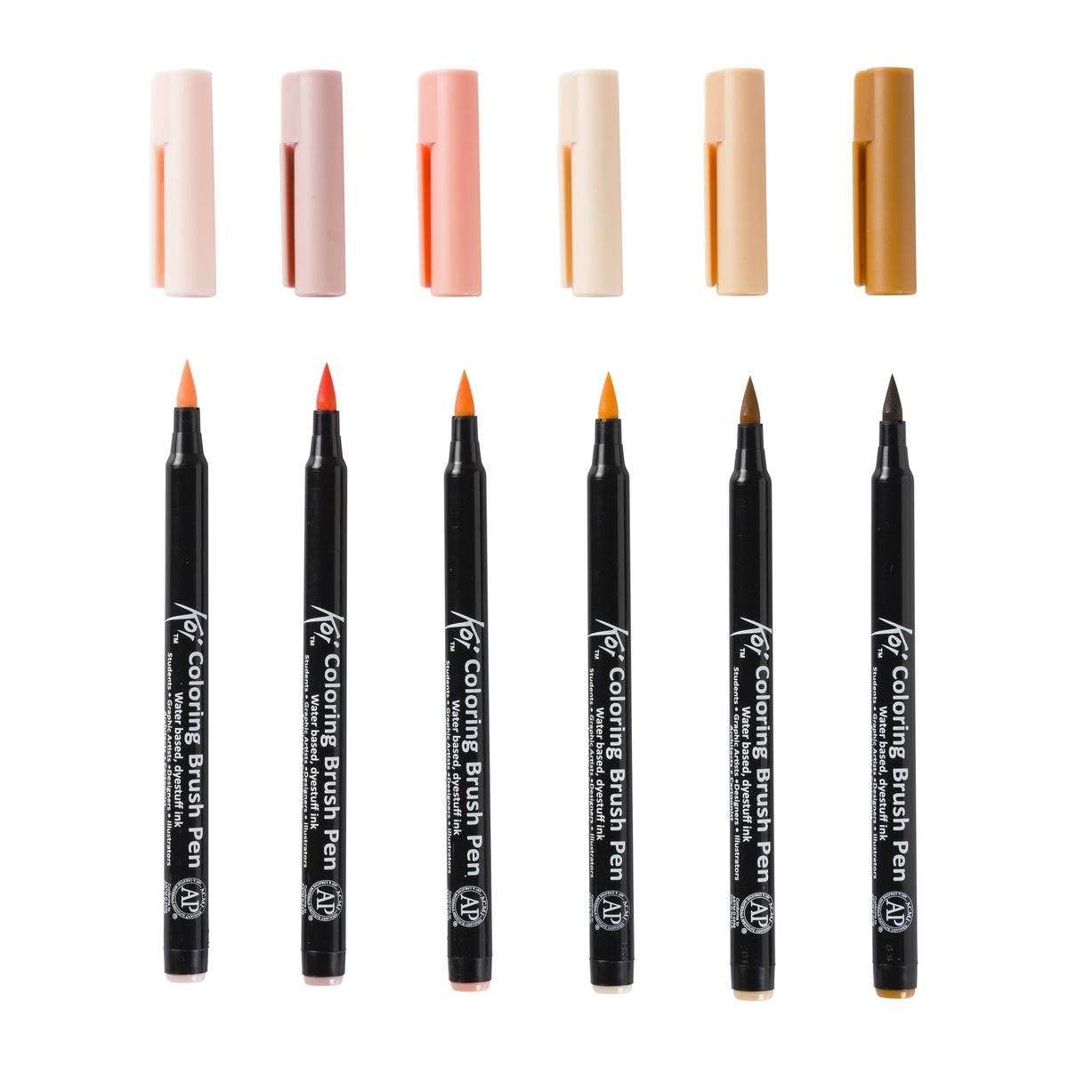 Manga Koi C.Brush Pen set 6st