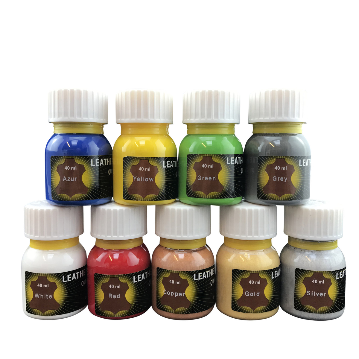 Läderfärg 40ml röd