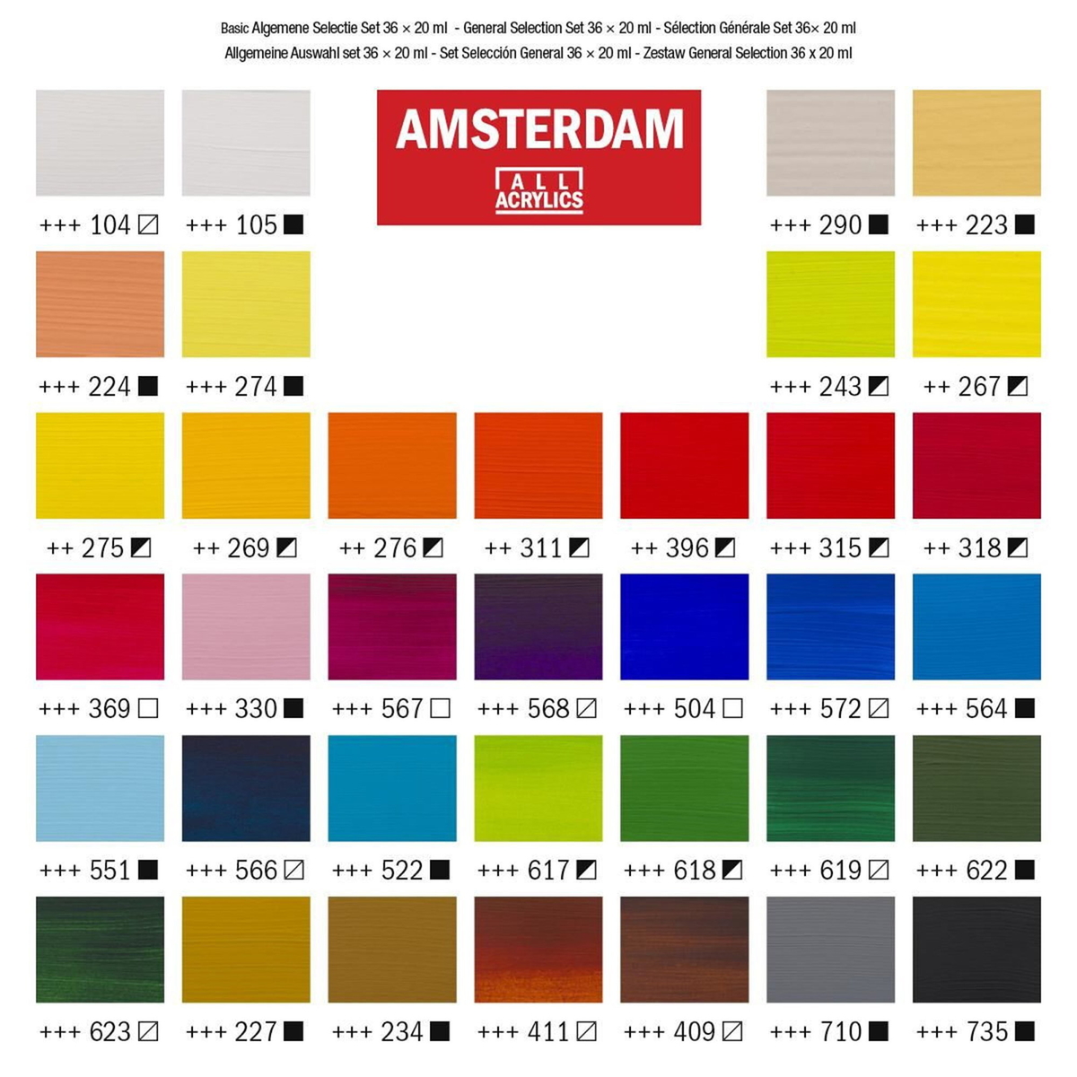 Amsterdam Set 36x20 ml