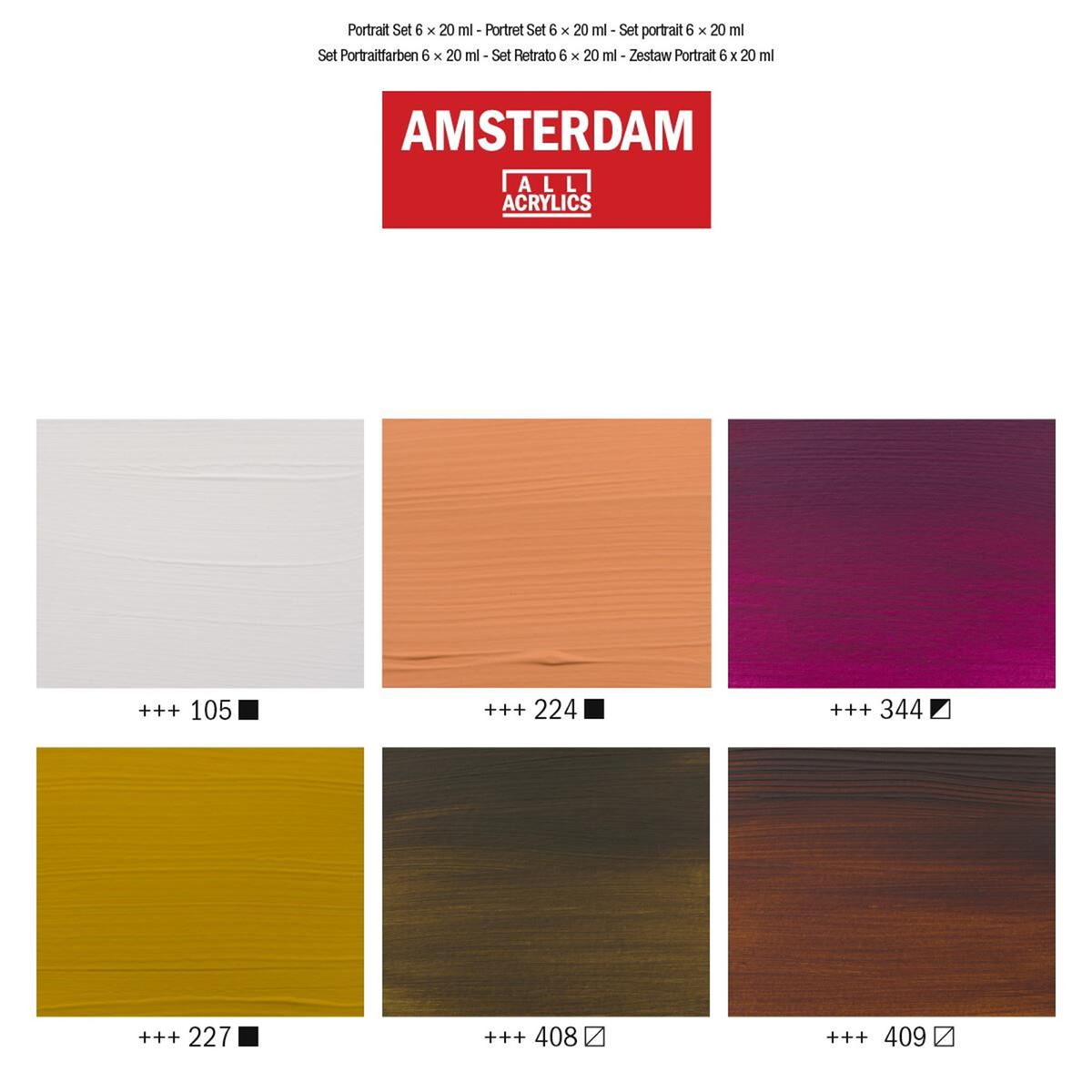 Amsterdam Set Portrait 6x20 ml