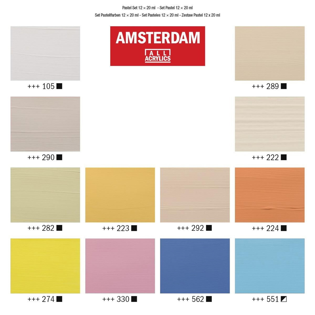 Amsterdam Set Greys 12x20 ml