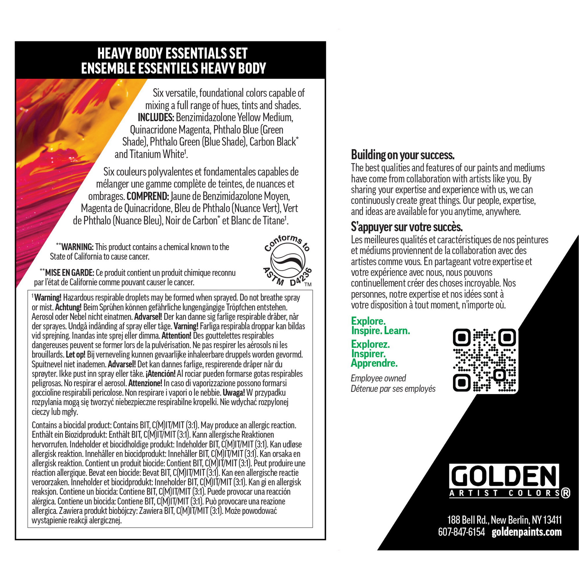 Golden Prof.acrylic set #976