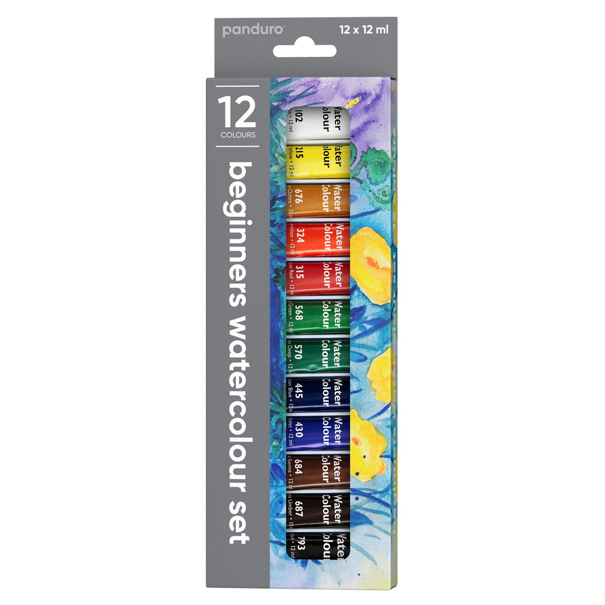 Akvarellfärg nybörjare 24x12ml