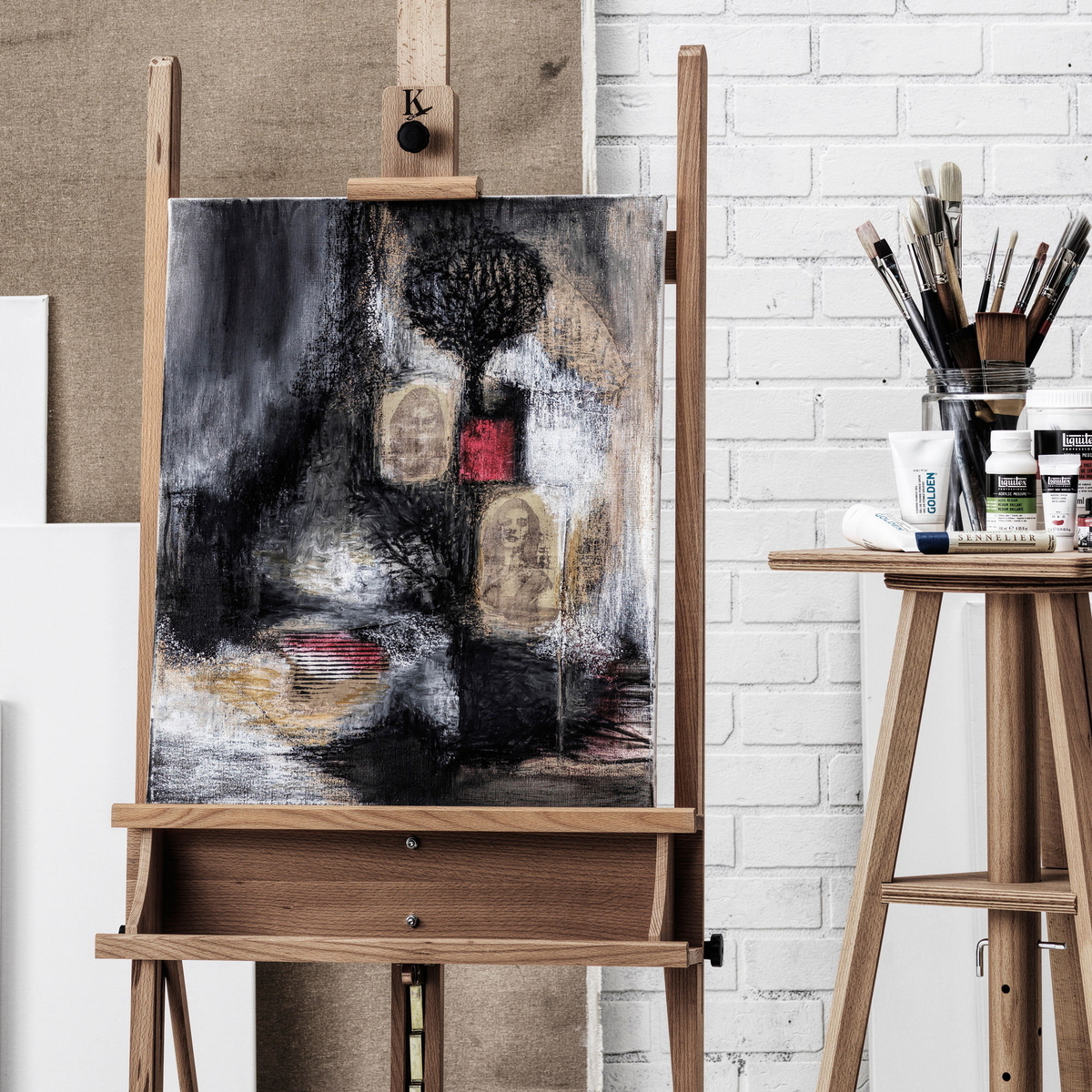 Ateljéstaffli Kreatima no.2