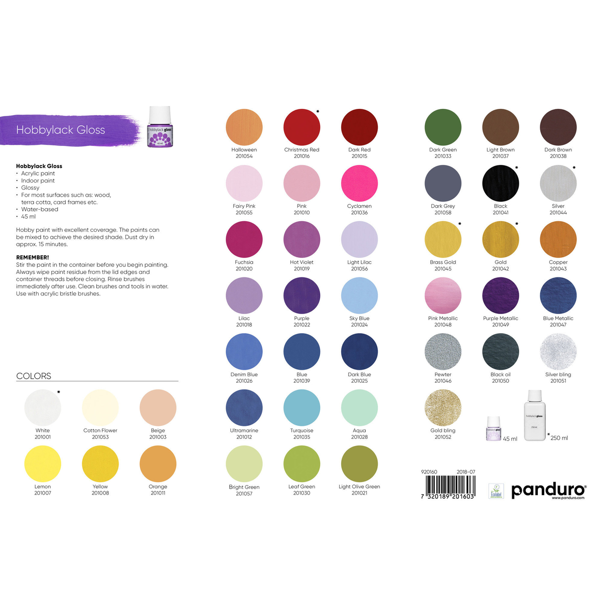 Hobbylack gloss 45 blingsilver