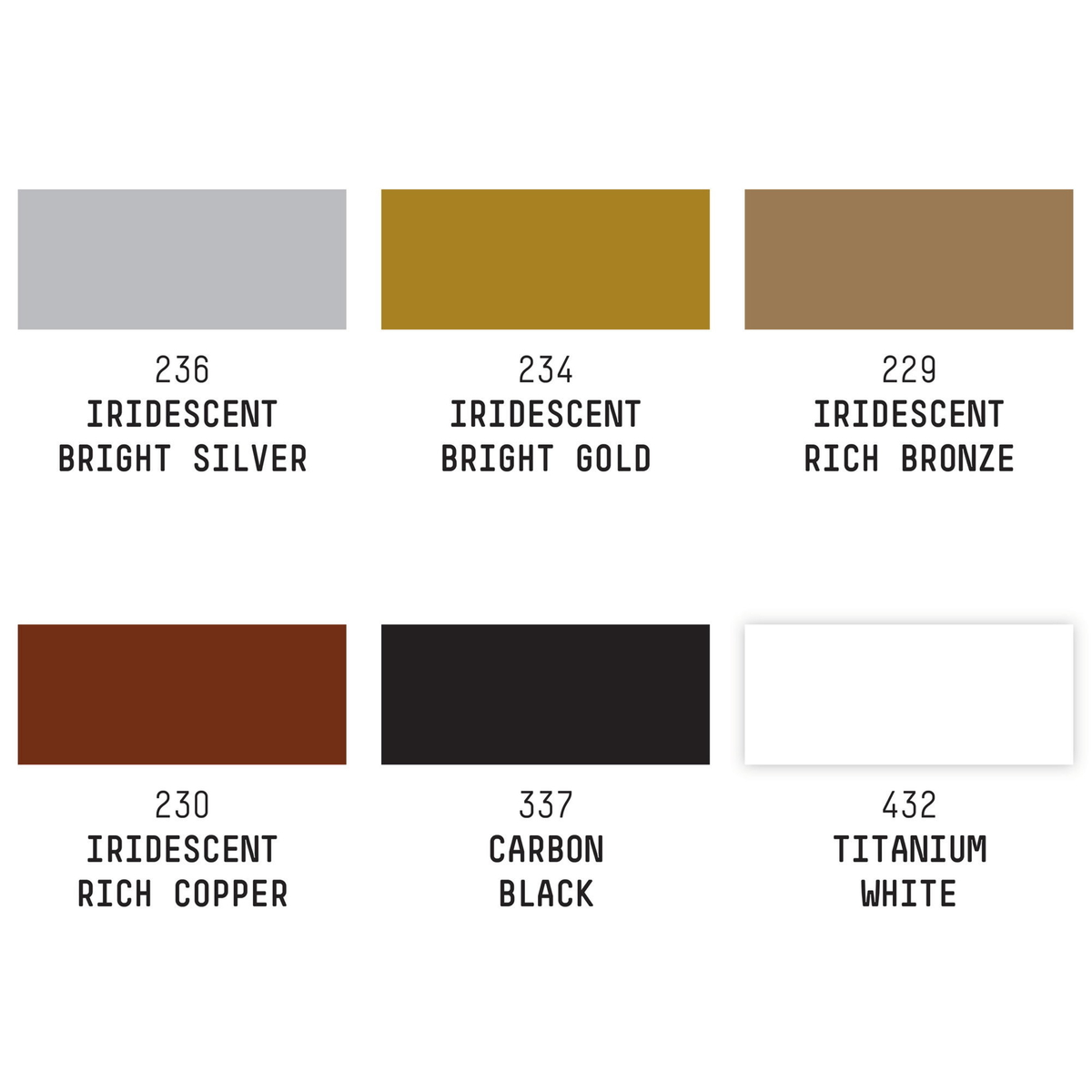 LX Ink acrylic 6x30ml iridis.