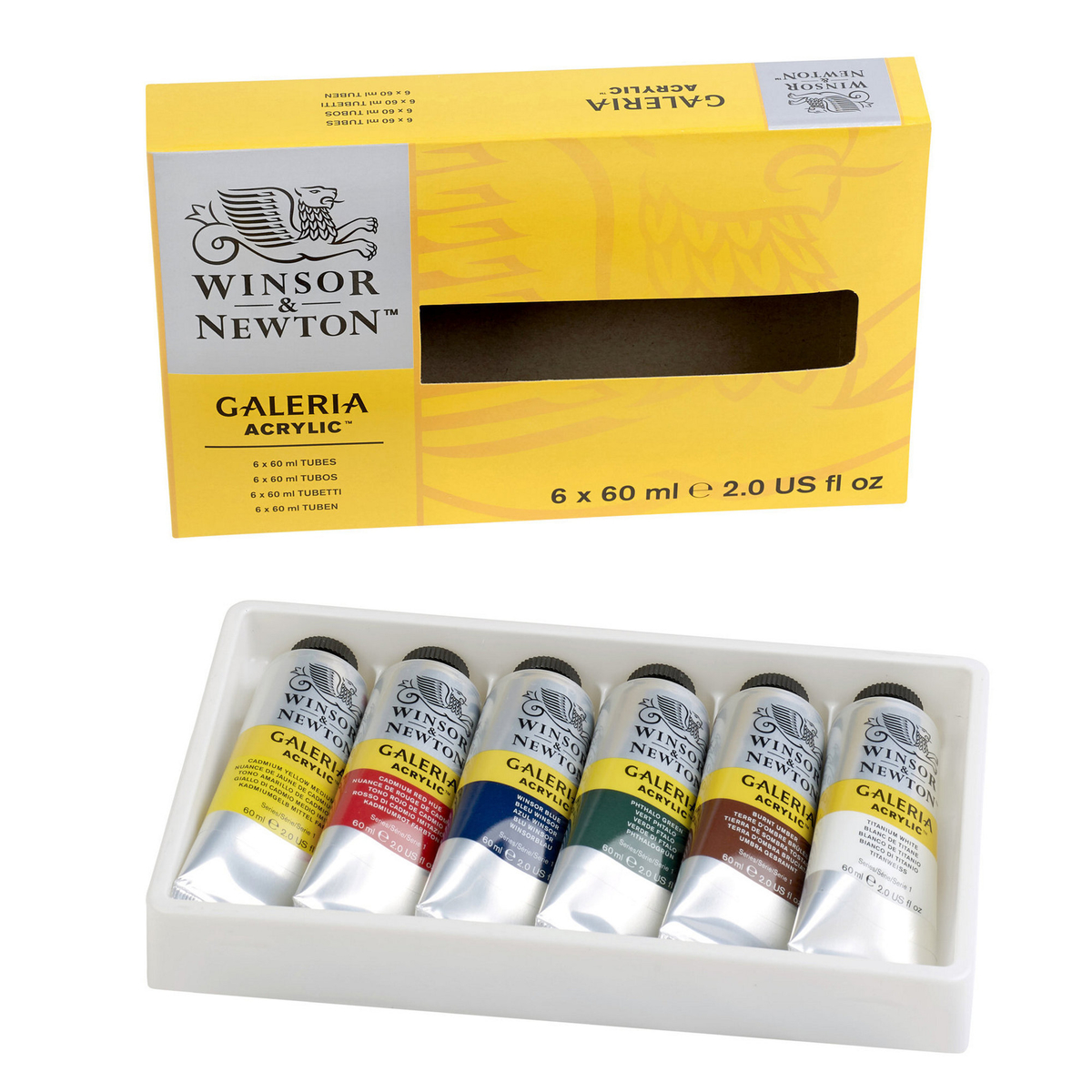 W&N Galeria set 10x60 ml
