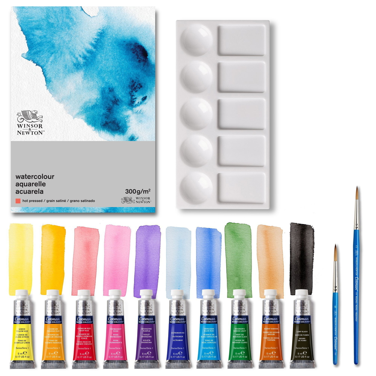 W&N Cotman Watercol.kit 10x5ml