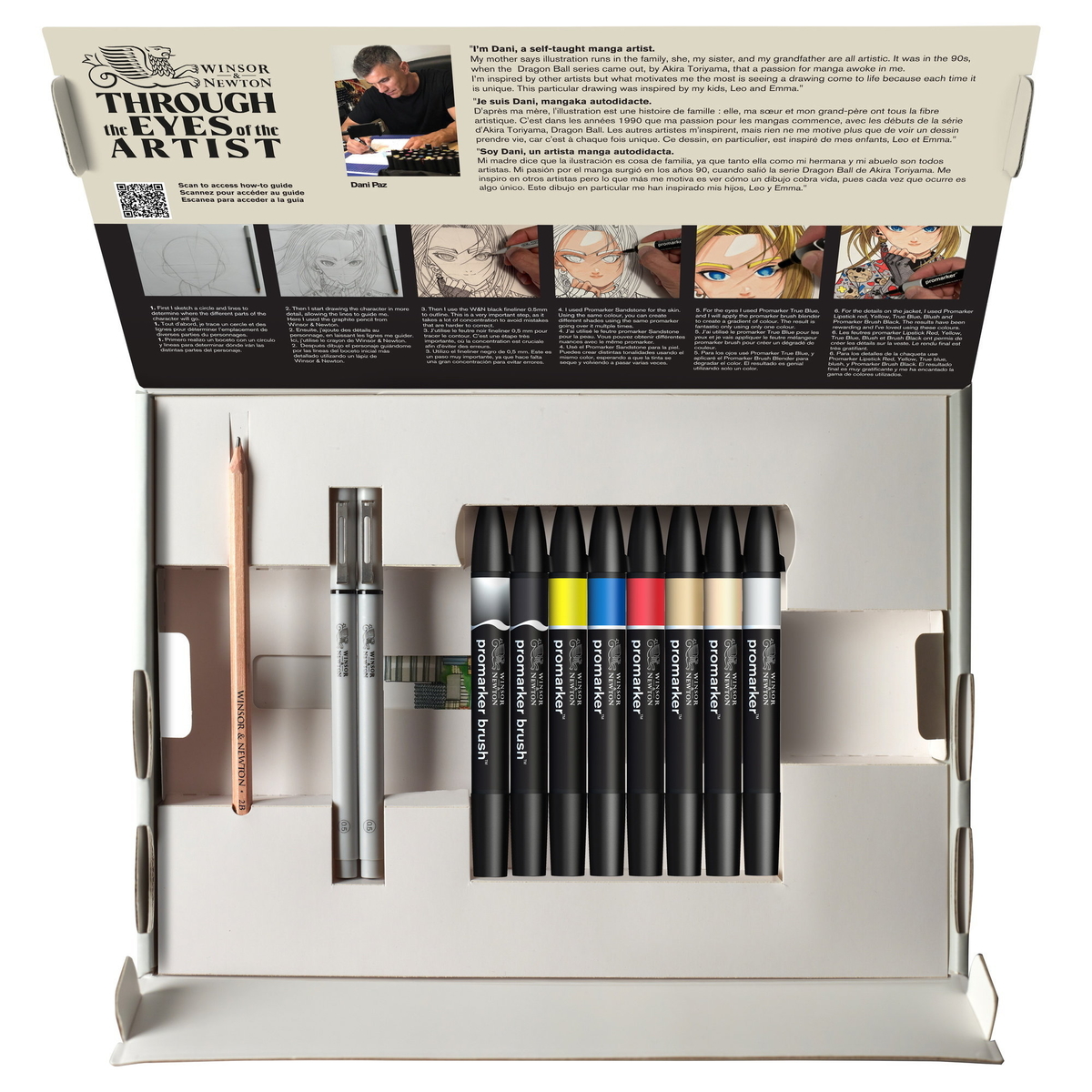Winsor & Newton promarker set 24 - mixed media set - Verfijnd Veenendaal