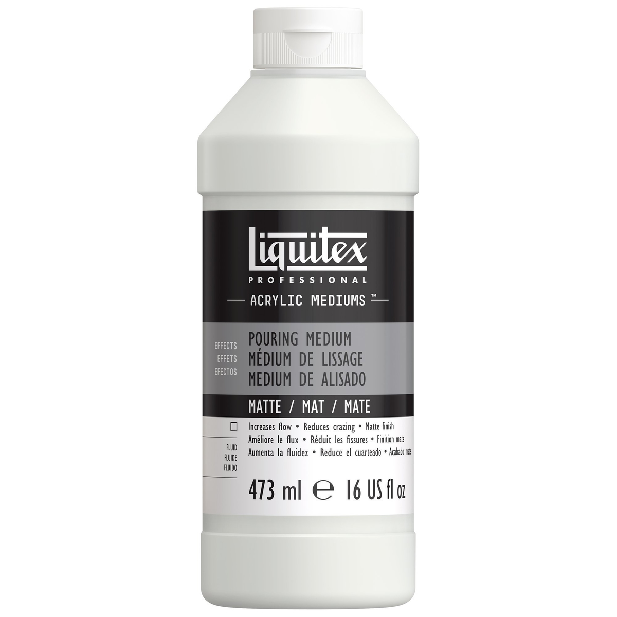 Liquitex Acrylic Pouring Medium Matt, matt pouringmedium 473 ml ...