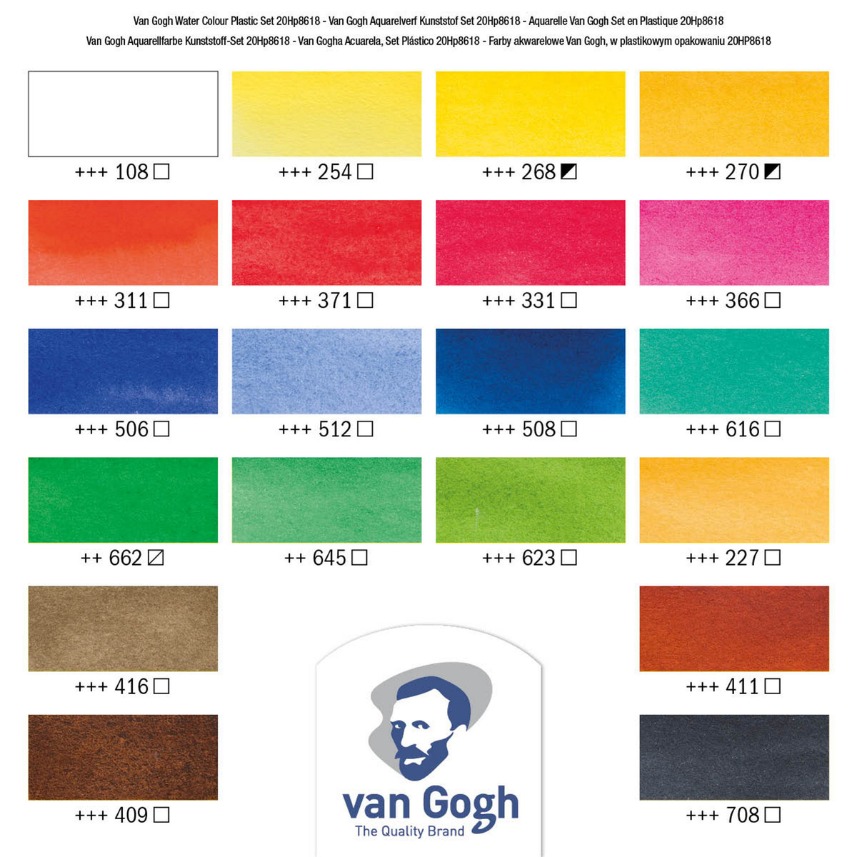 V Gogh wat.col 18 hp set