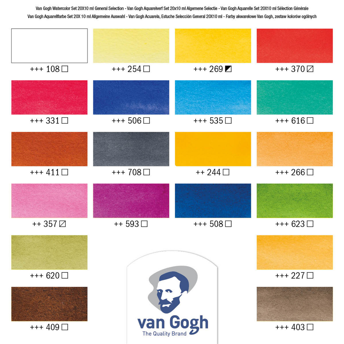 V Gogh wat.col set 20x10ml
