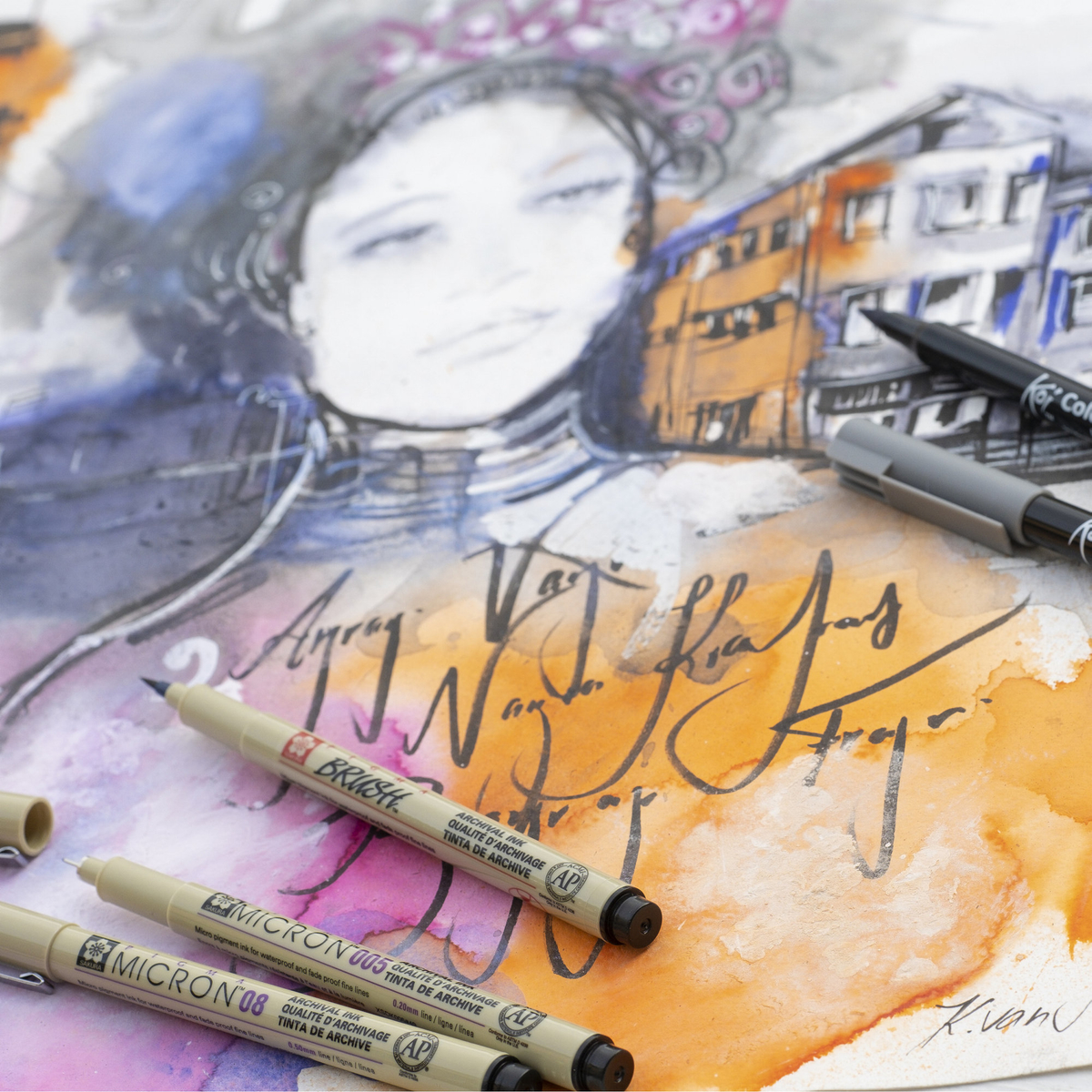 Pigma Micron 005 lj.grå 0,2mm