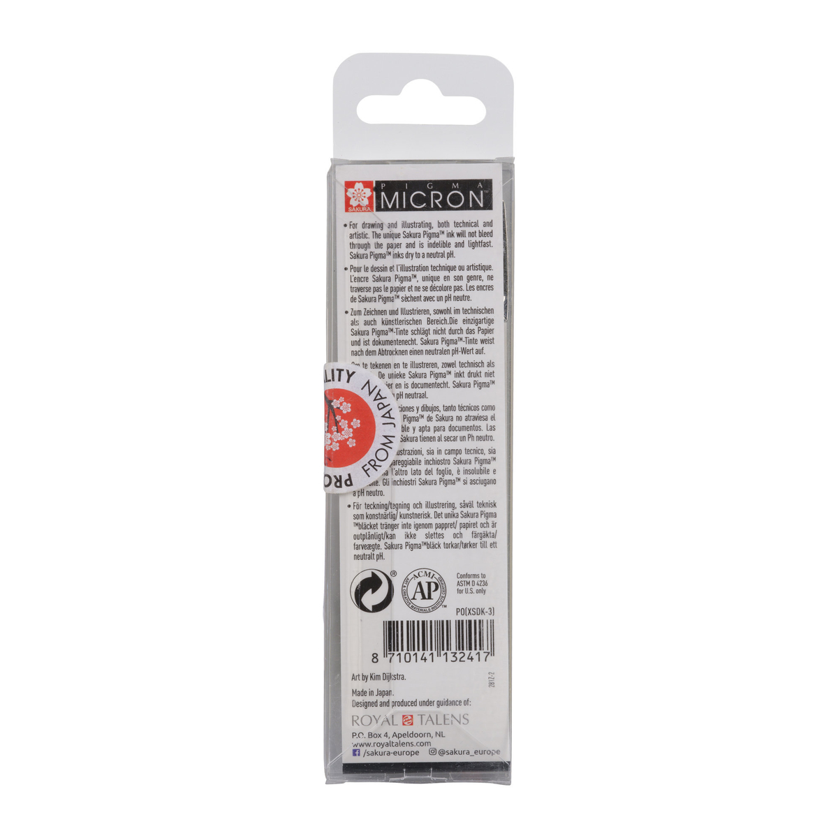 Pigma Micron set 6+1 Black