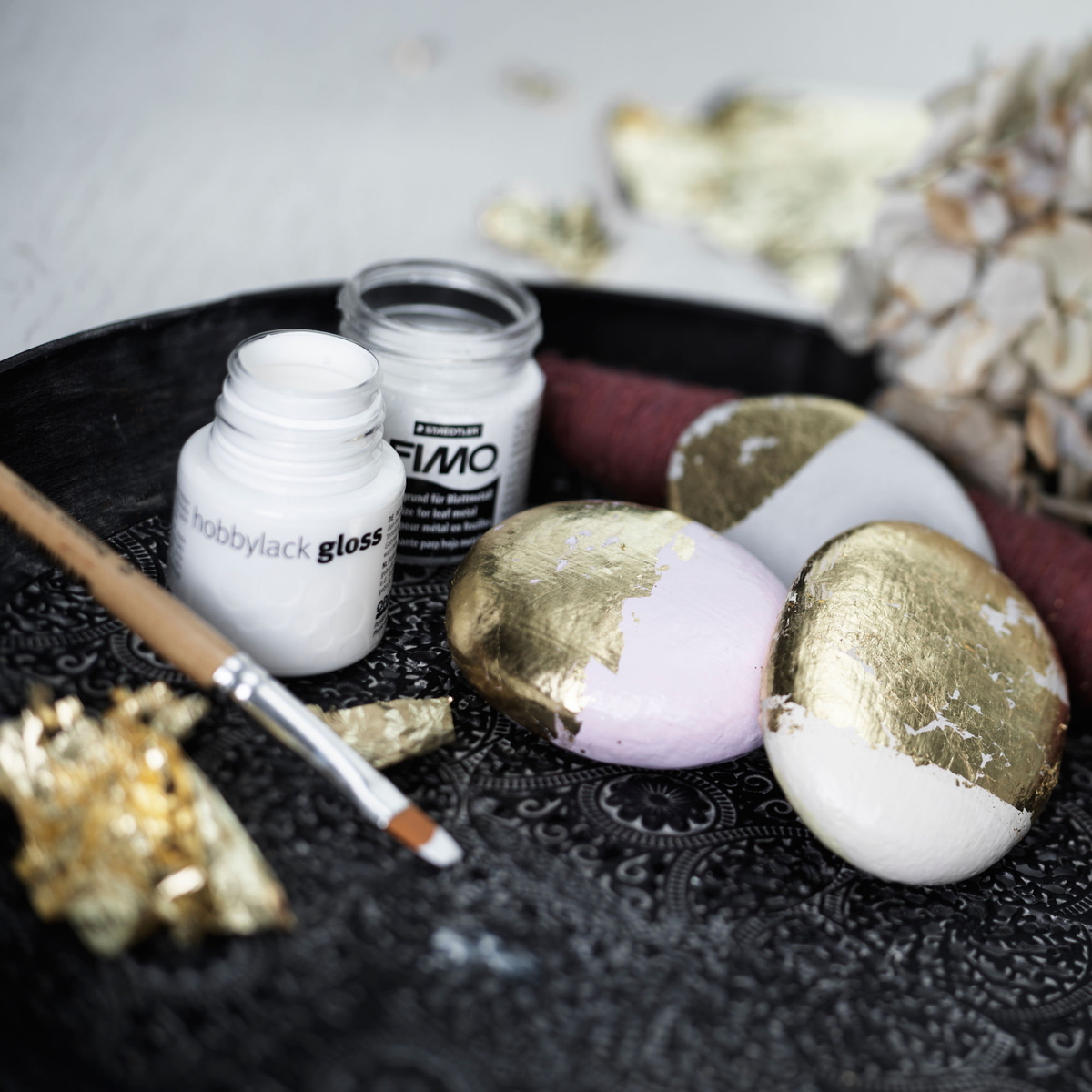 Kr Metallblad Guld 50st