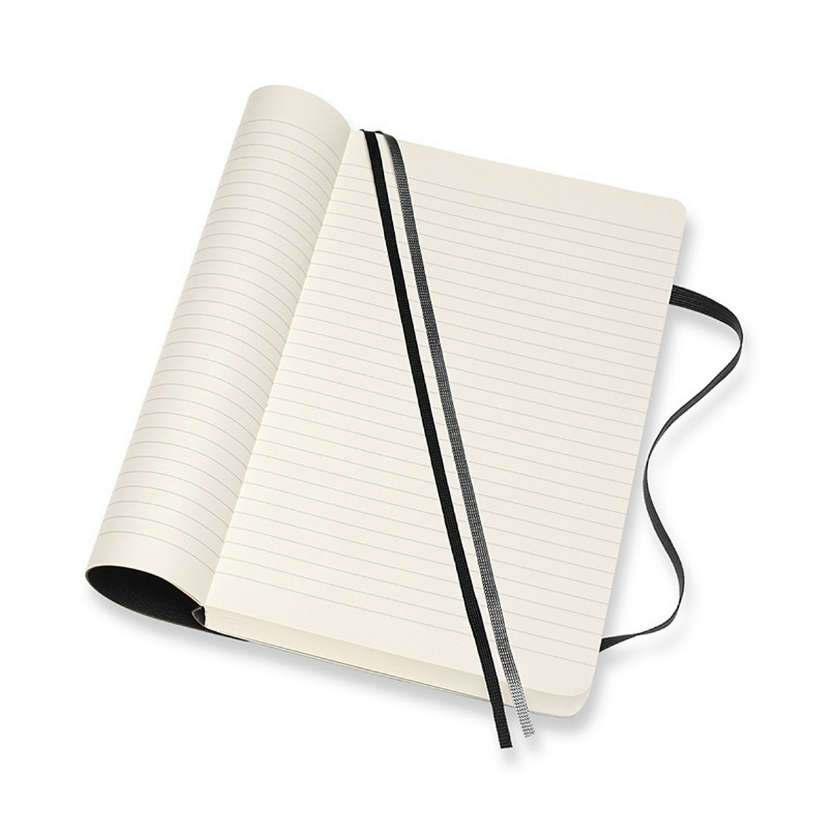 Moleskine L Soft Linj svart