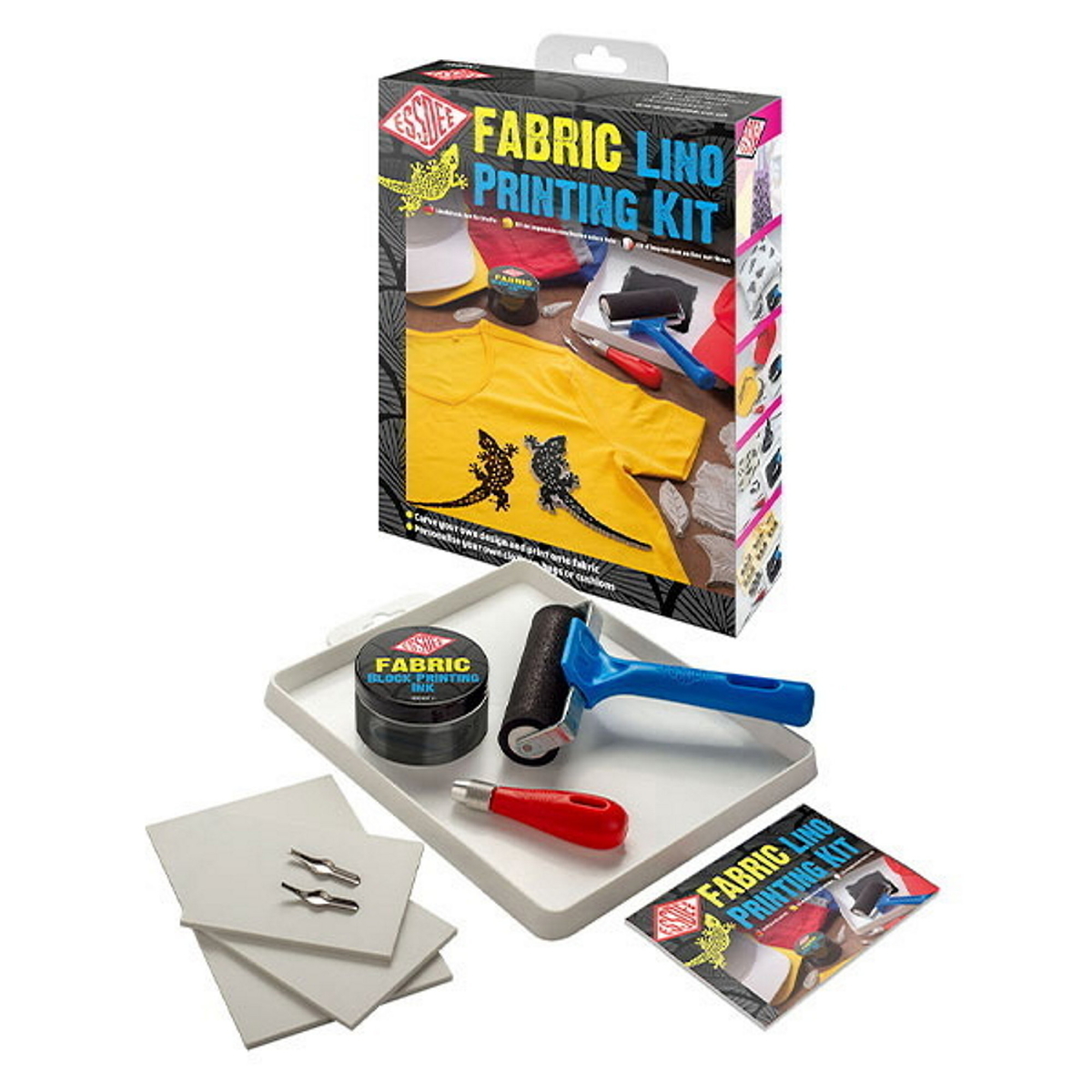 Lino printing kit fabric