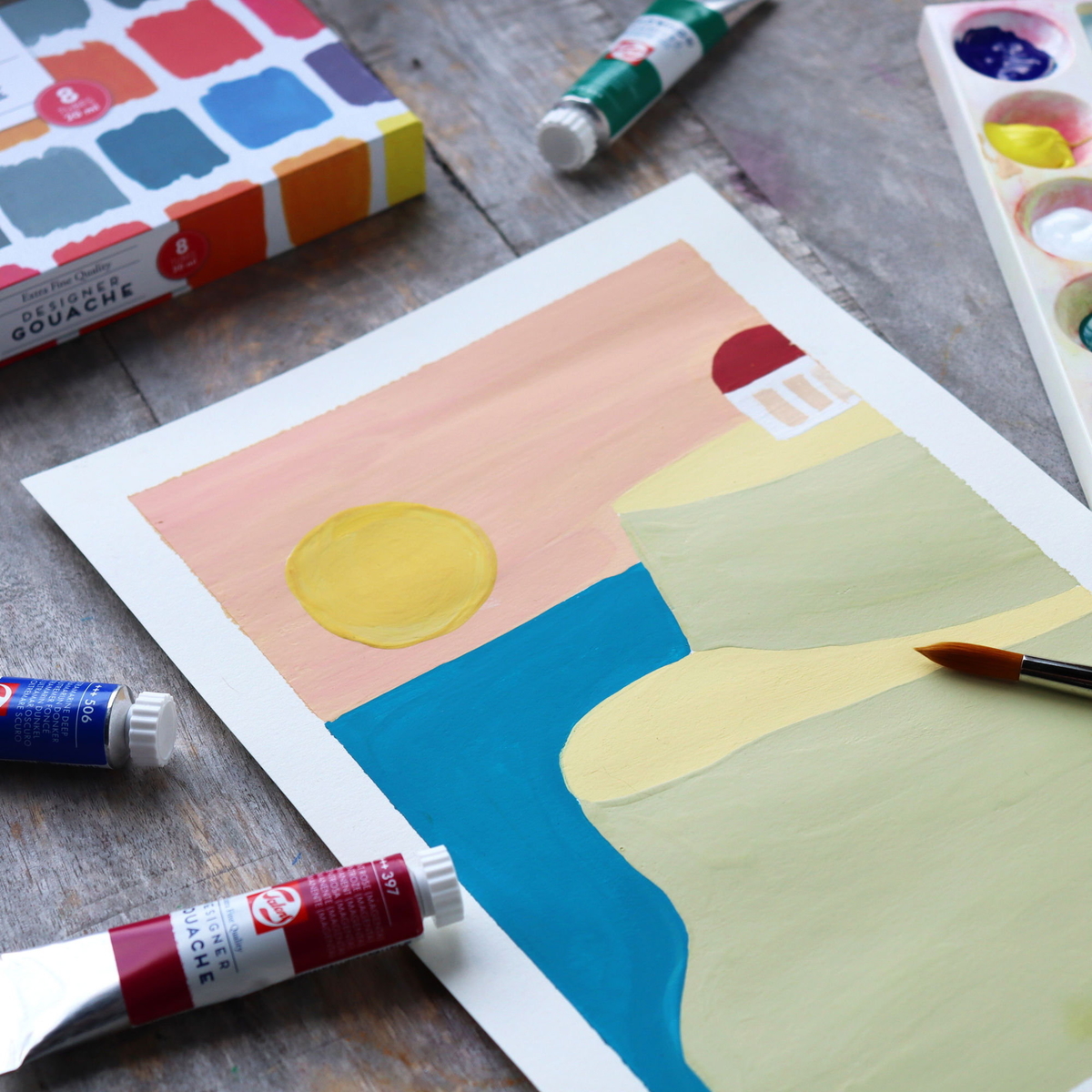 Talens Gouache Bas Set 10x20ml