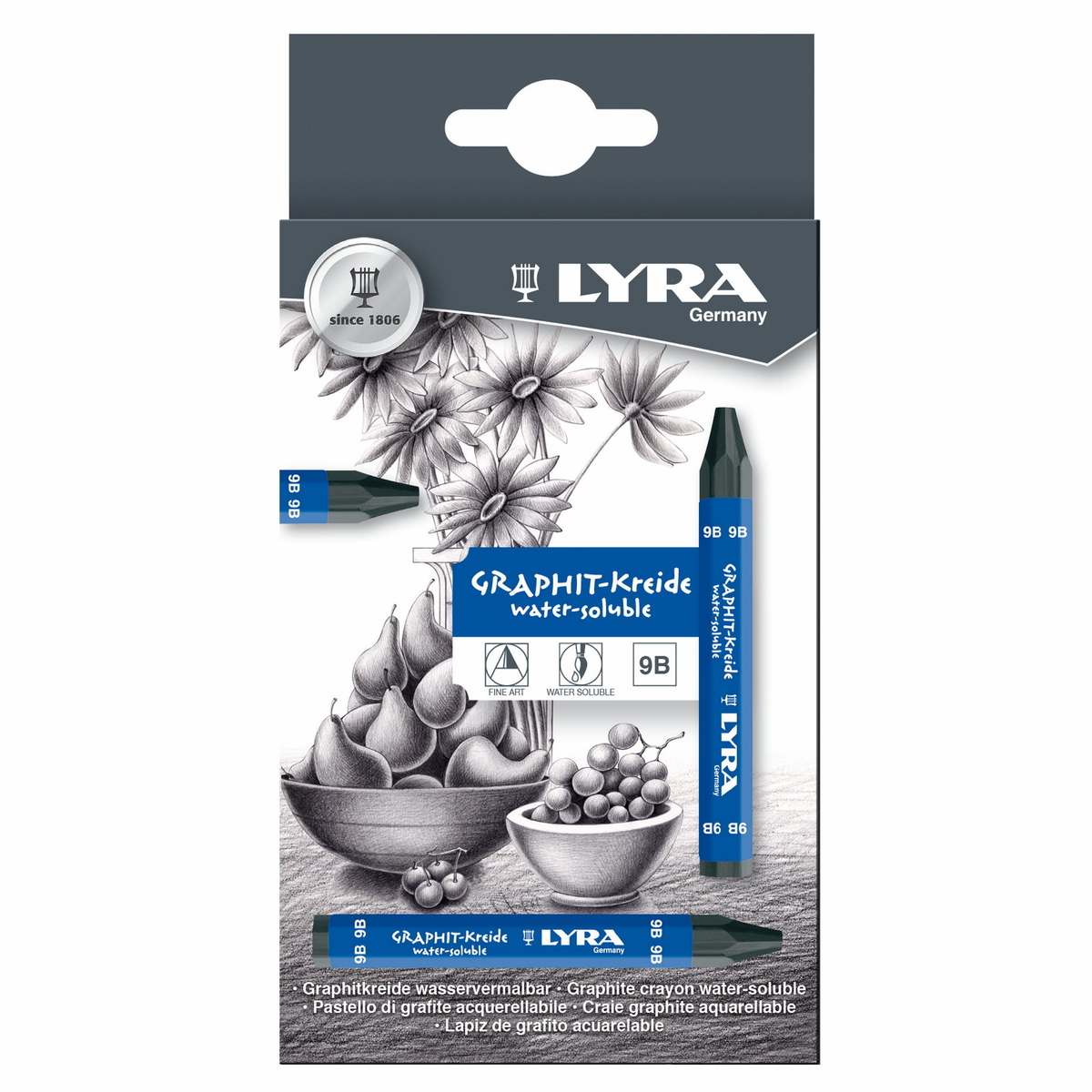 Lyra Grafitkrita 9B - laverbar