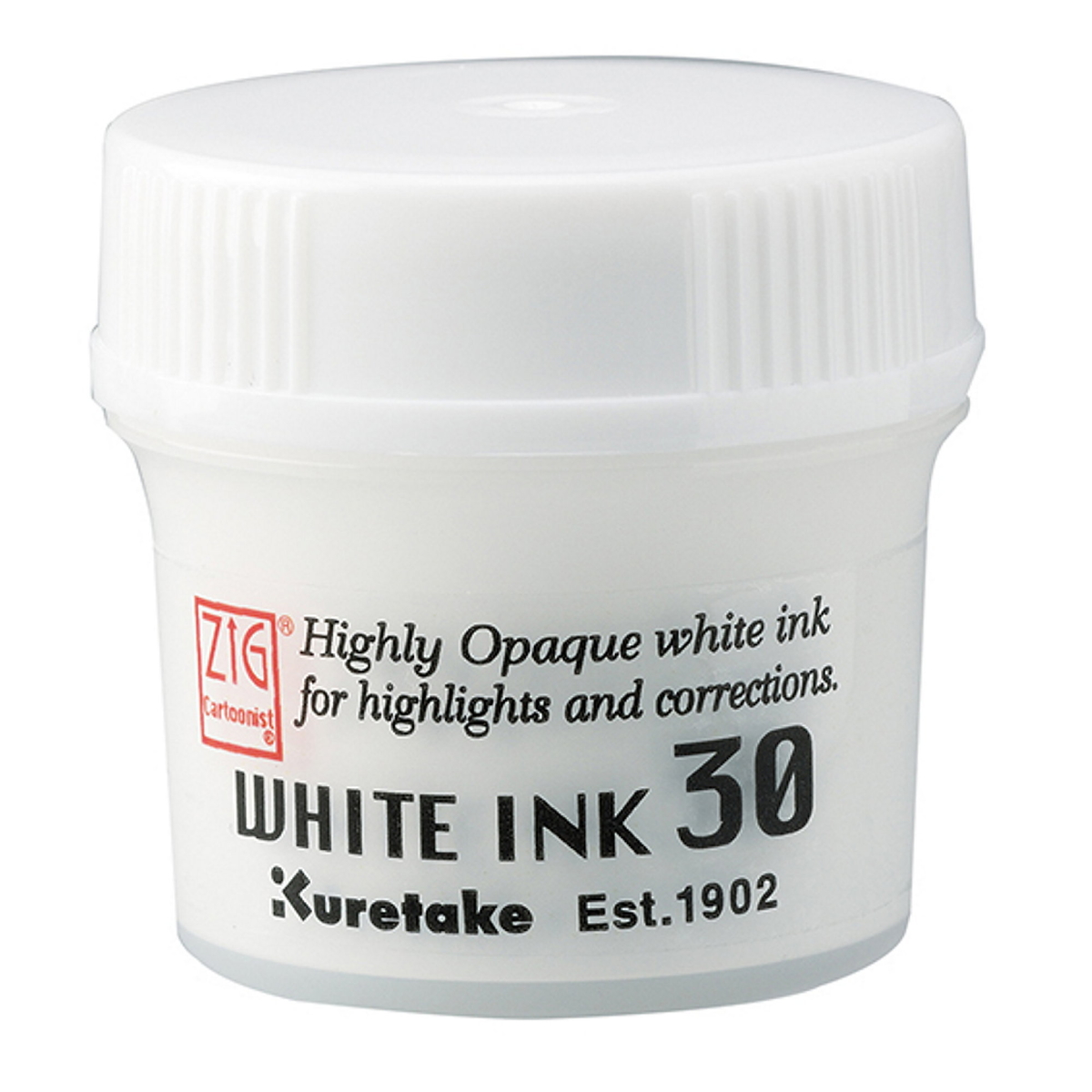 White Opacity Ink ZIG White Ink 30 Highly Opaque | Panduro ® | Kreatima
