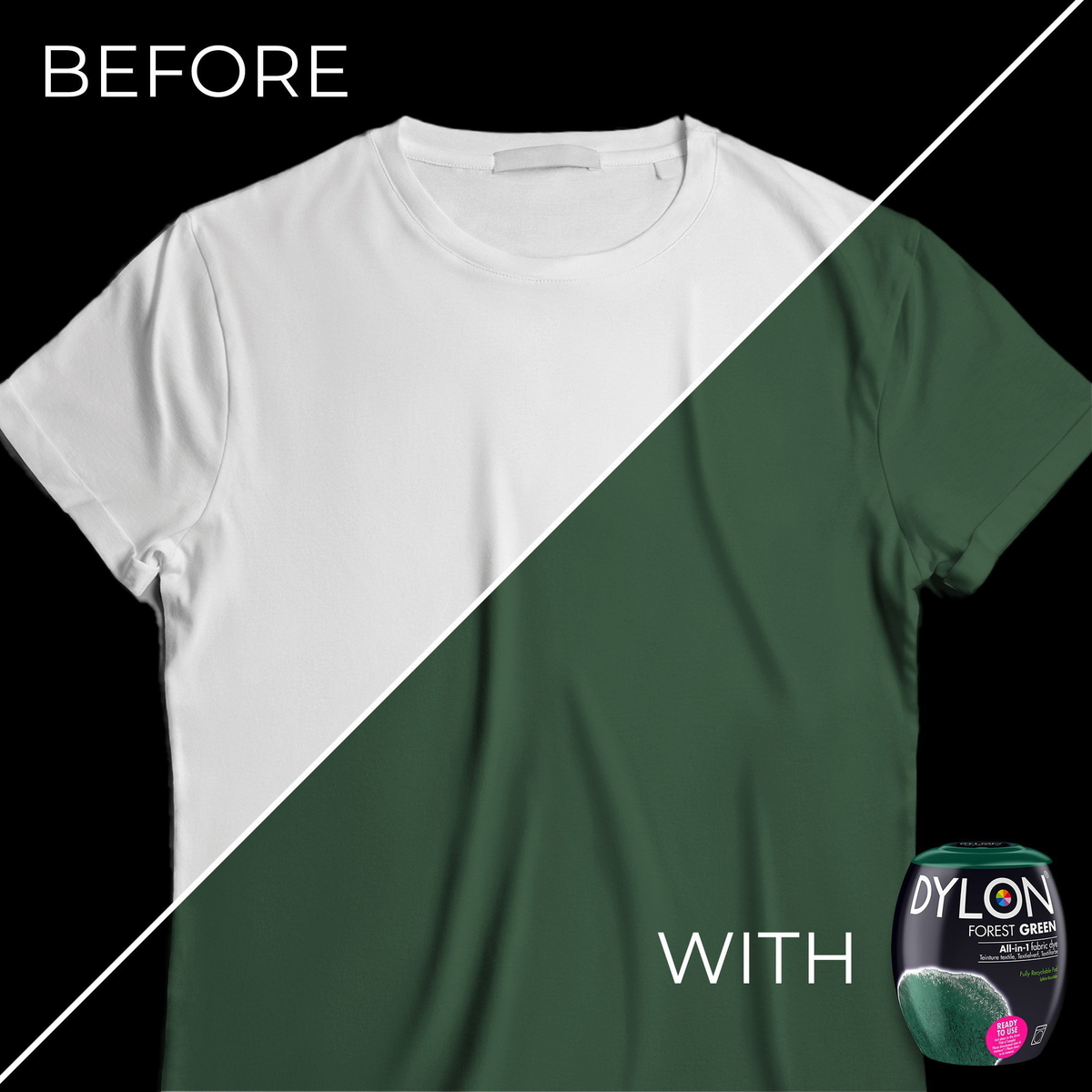 Dylon Pod Textilfärg Tulip red