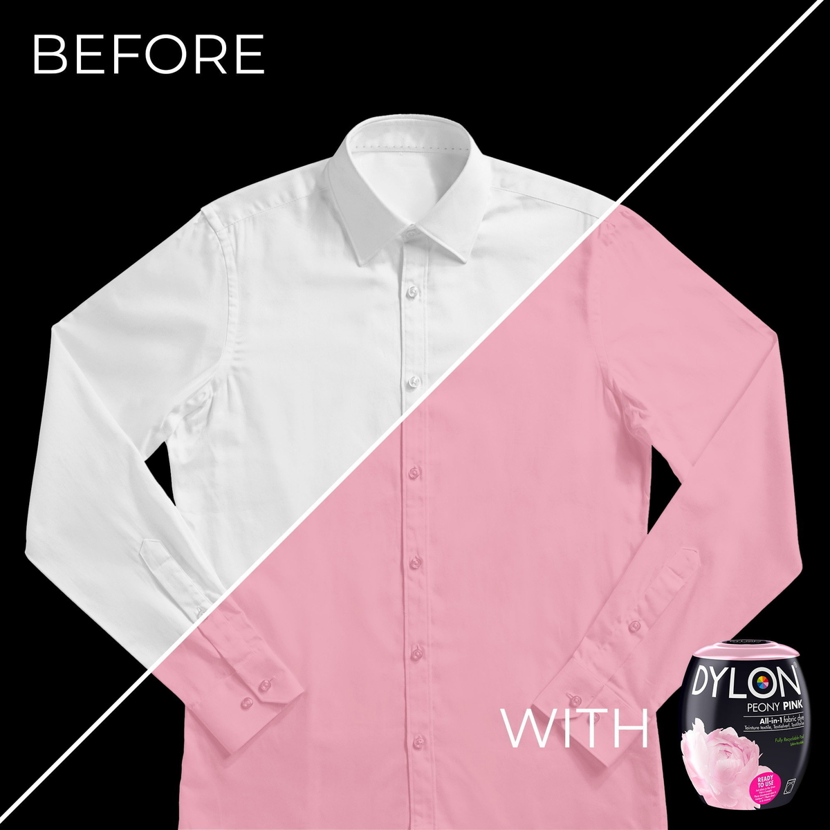 Dylon Pod Textilfärg Tulip red