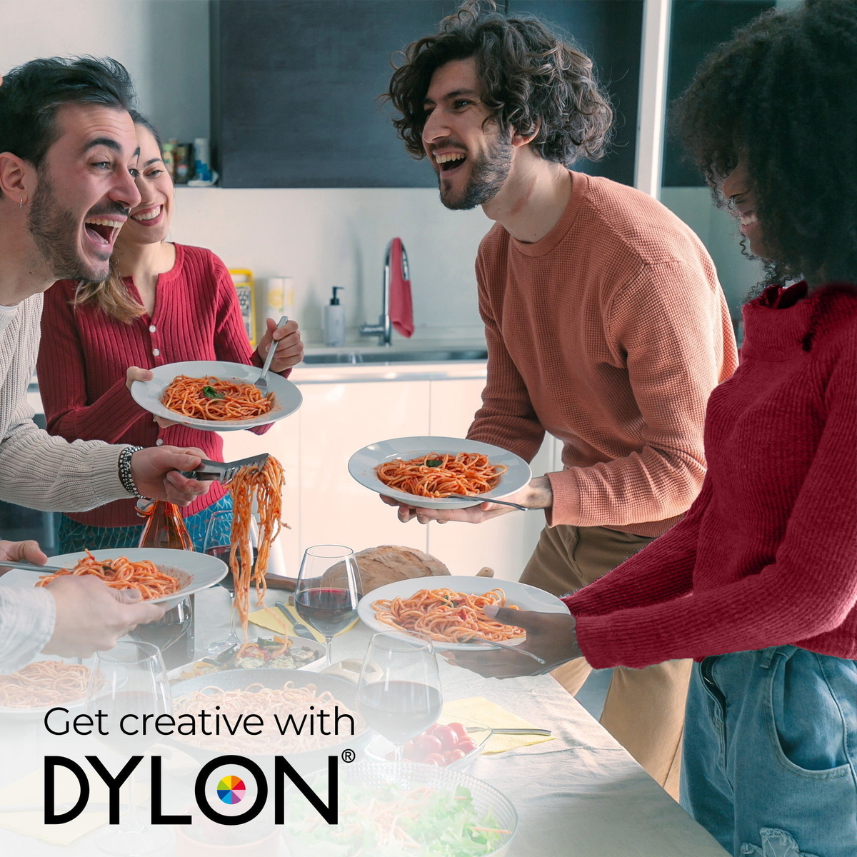 Dylon Pod Textilfärg Tulip red