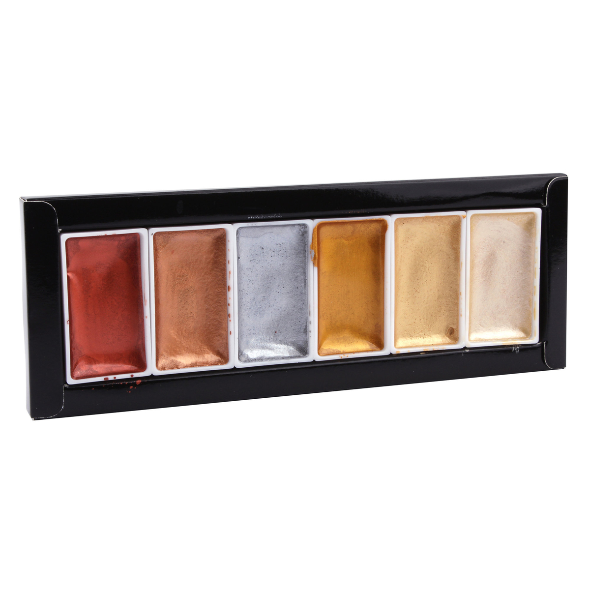 Akvarellset metallic pastell