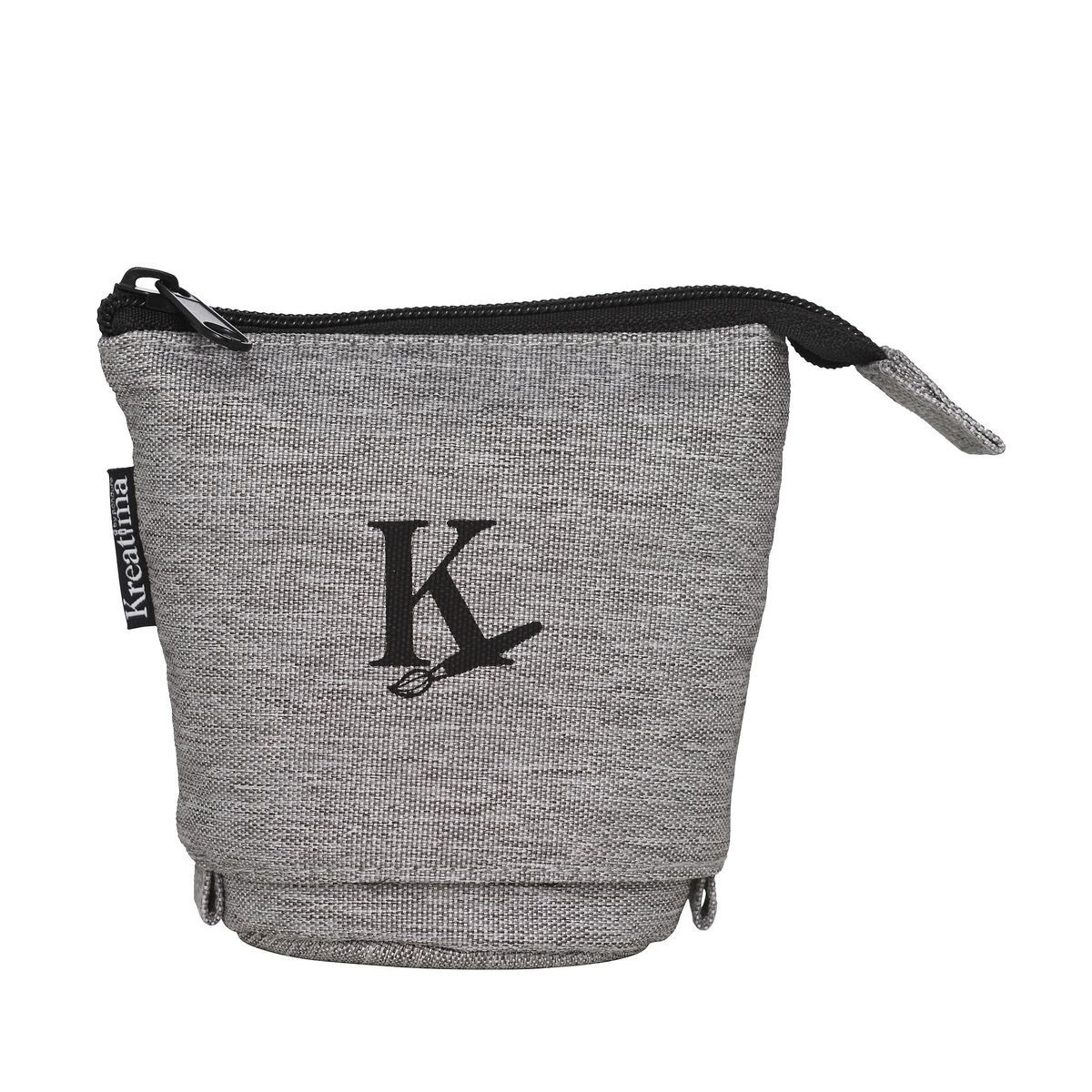 Kreatima pennfodral grå höjbar