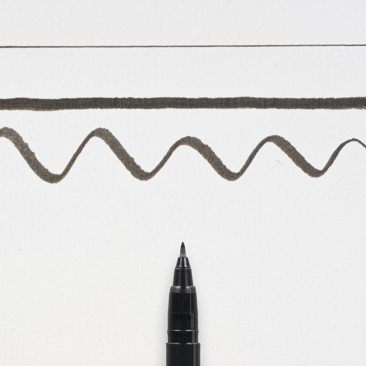 Pigma Brush Pen svart 3-pack