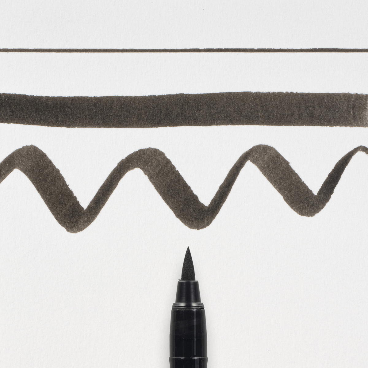 Pigma Brush Pen svart 3-pack