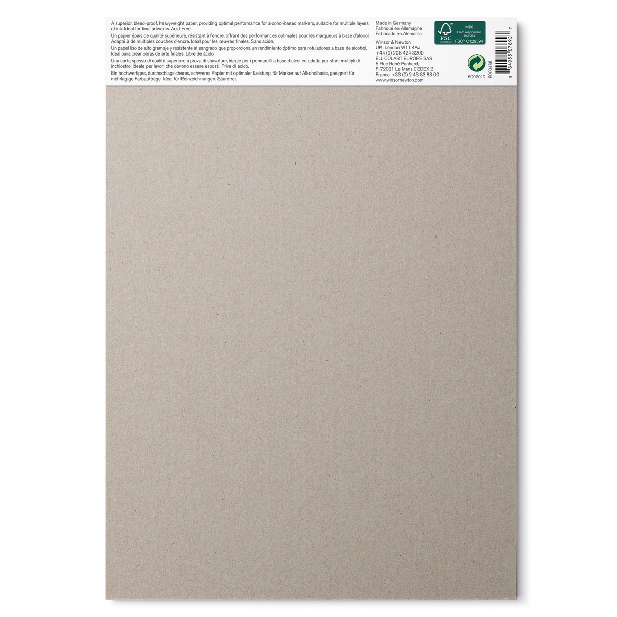 W&N Hvy Marker Pad 160g A3 25p