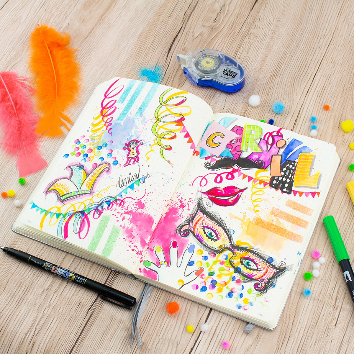 Tombow Penselpenna Mist Purple