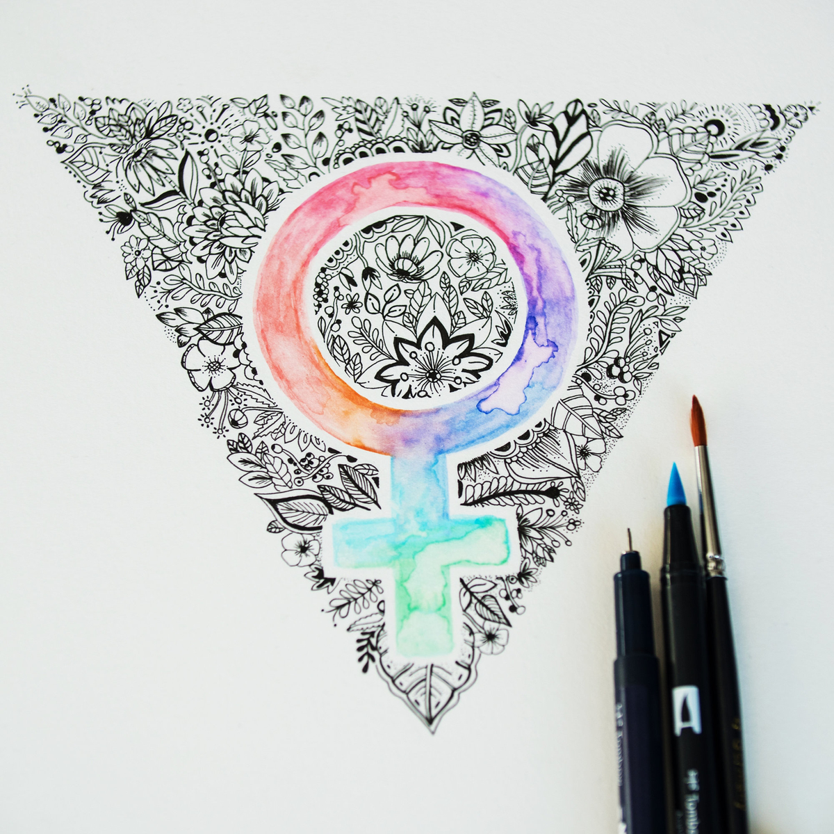 Tombow Penselpenna Mist Purple