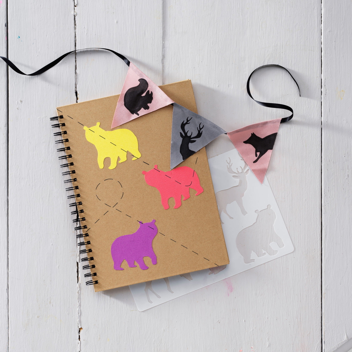 Schablon nordiska djur A4