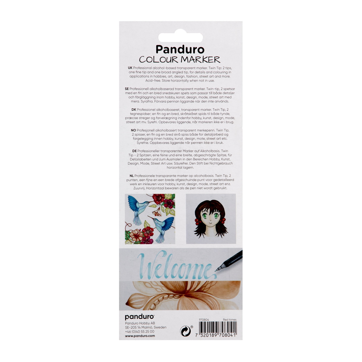 Panduro colour marker 3 Dp Red