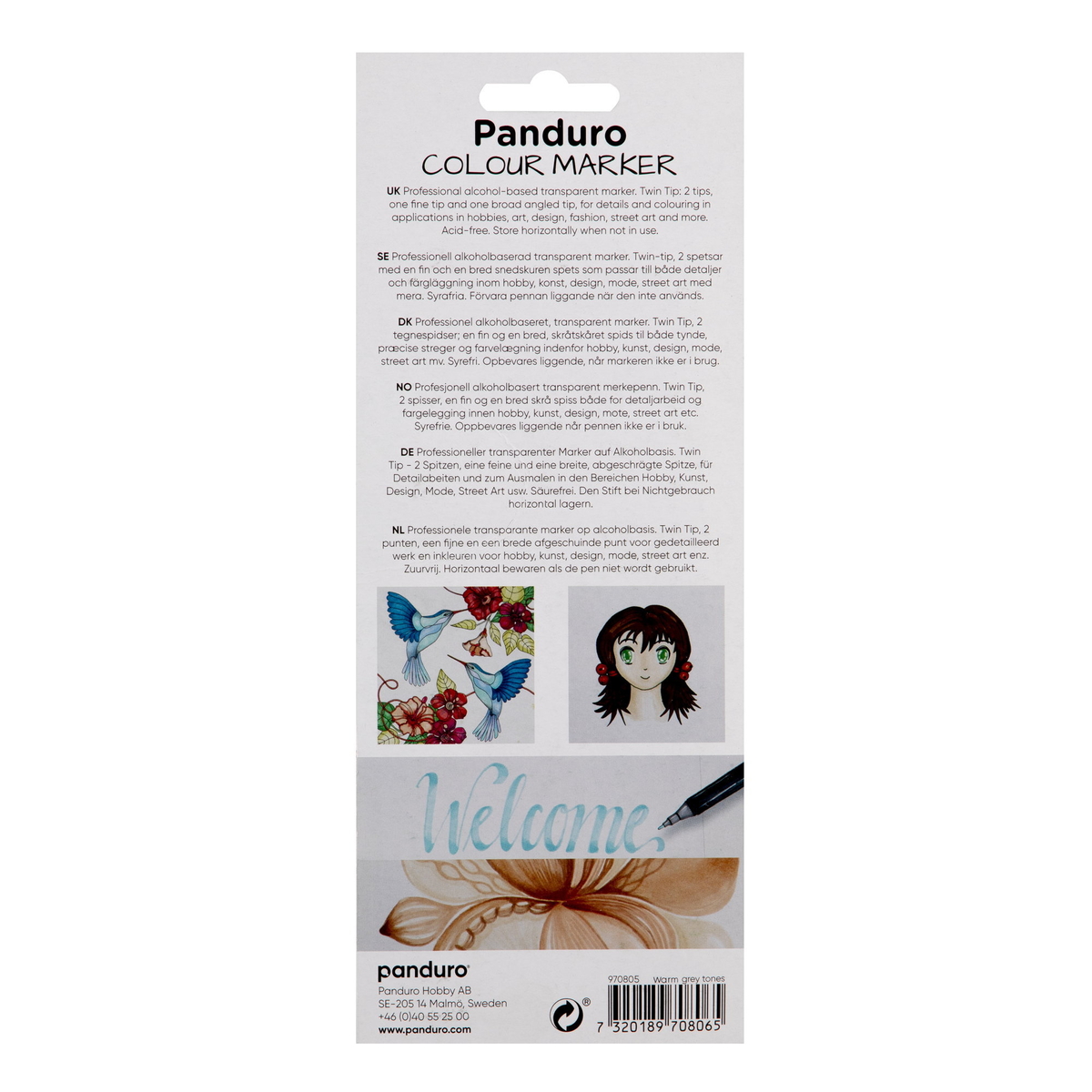 Panduro colour marker 3 Dp Red