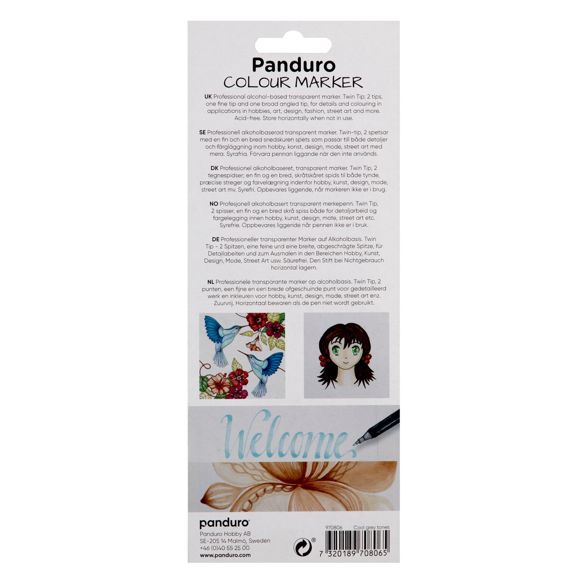 Panduro colour marker 3 Dp Red