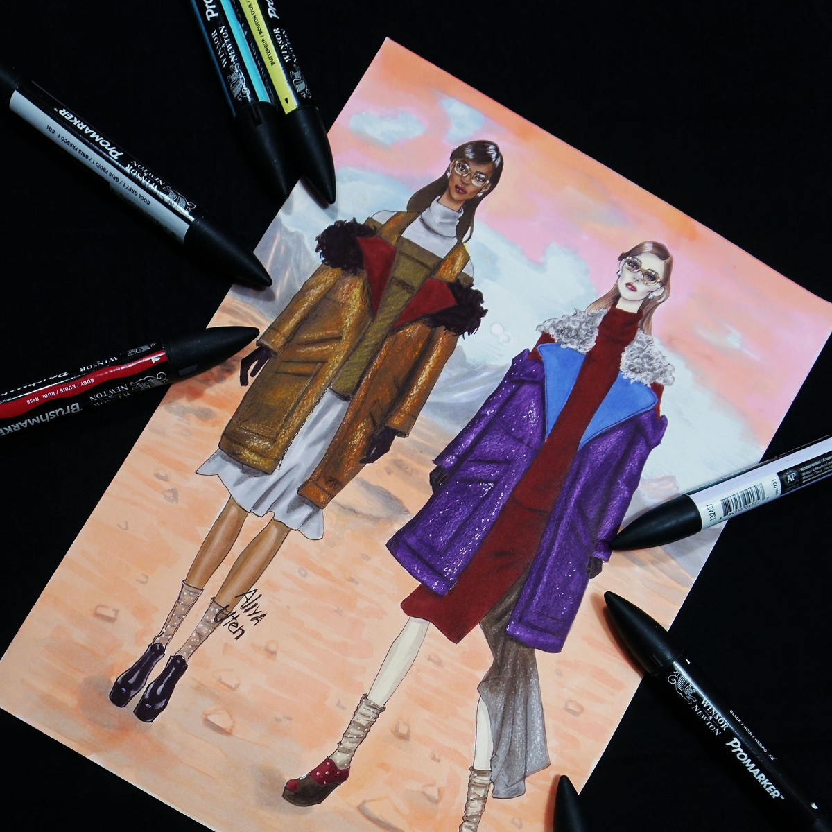 W&N Prom. Brush 6xSkin T. Set