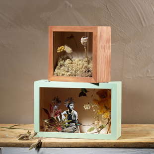 Tittskåp obehand.trä 20x30x11