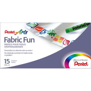 Textilkritor Pentel Set 15st
