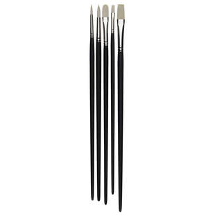 Penselset olja/akryl 5 st