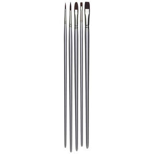 Penselset akryl 5 st