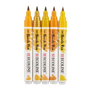Ecoline Brushpen 5p Blue Green