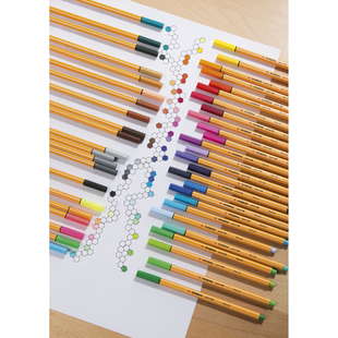 Stabilo point 88 set 8p pastel