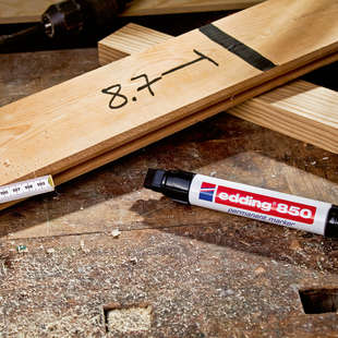 Edding 850 bred marker svart