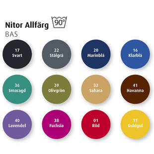 Nitor Allfärg 17 Svart